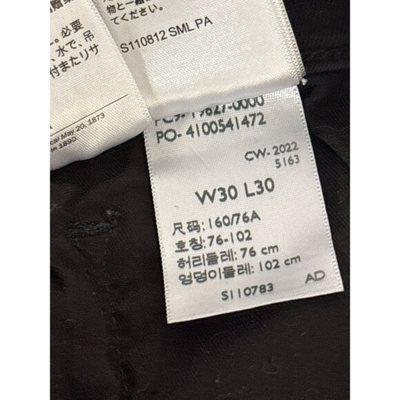 Indie Sleaze Levi’s 312 Jeans Black W30 L30 Slim Mid Rise Stretch Classic Rebel - Picture 7 of 16